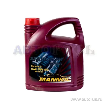 Масло моторное MANNOL Stahlsynt Ultra 5W-50 синтетическое 4 л 1016