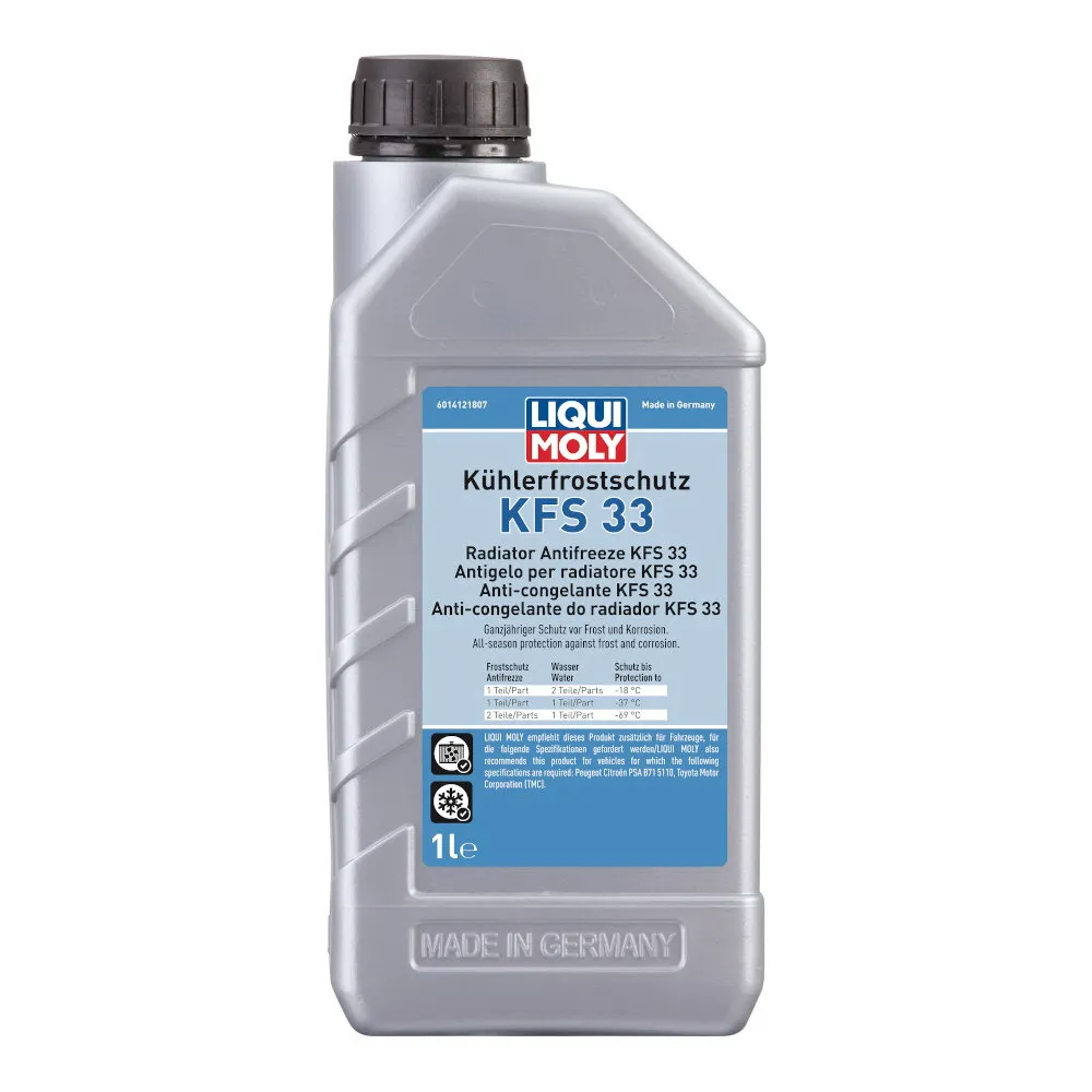 Антифриз LIQUI MOLY Kuhlerfrostschutz KFS 33 концентрат 1 л 21130