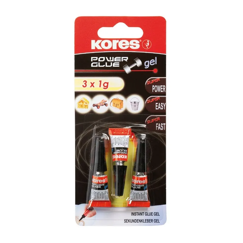 Клей универсальный 1г KORES 3шт/упк 26344 184522