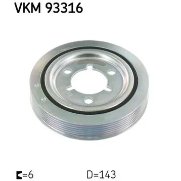 Шкив коленвала SKF VKM 93316