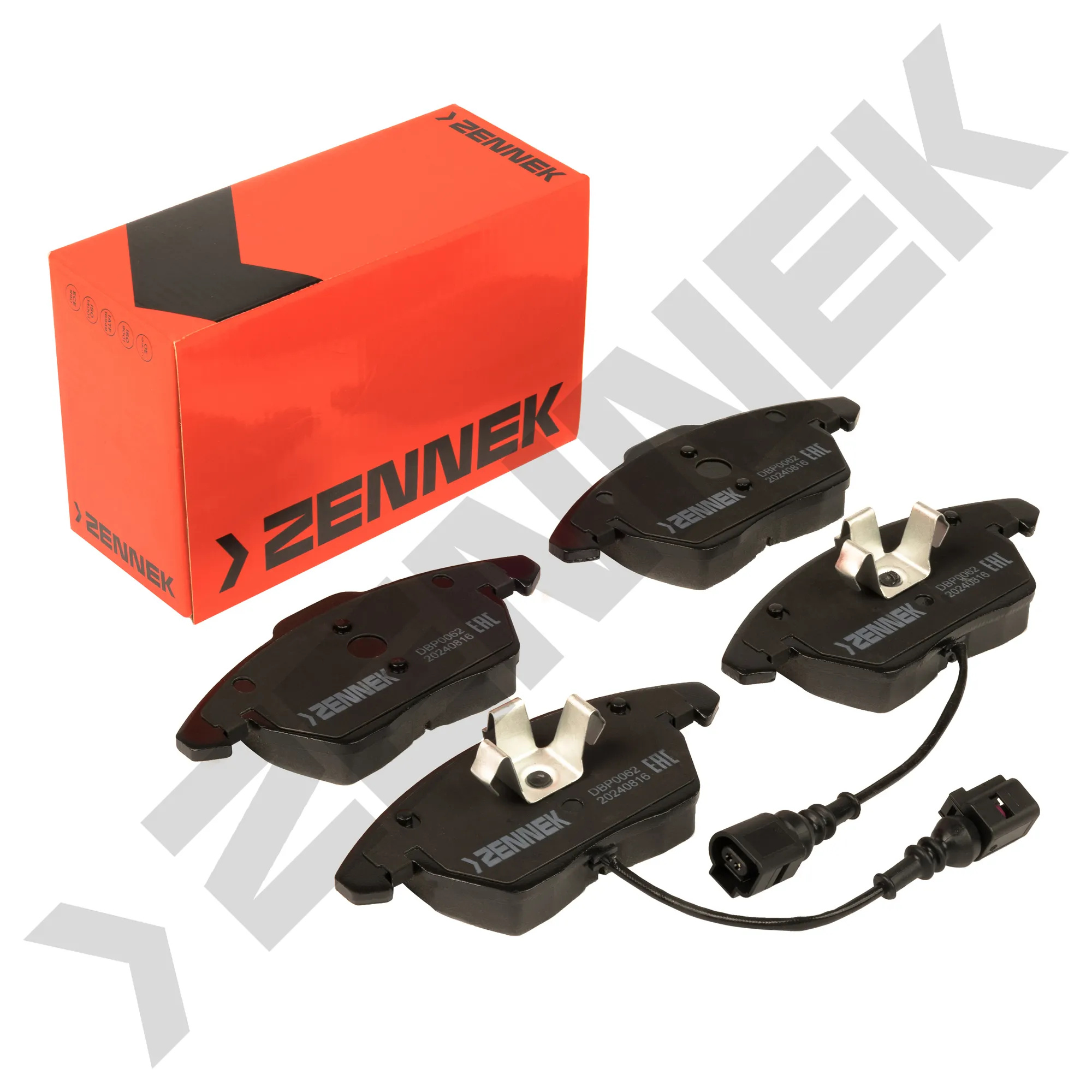 Колодки тормозные дисковые передние AUDI A3 03-15, SKODA OCTAVIA 07- ZENNEK DBP0062
