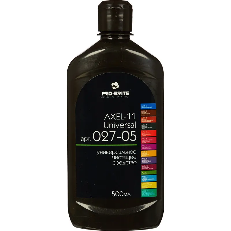 Профхим спец пятновывод гель,антибакт. Pro-Brite/AXEL-11 Universal, 0,5л 604988