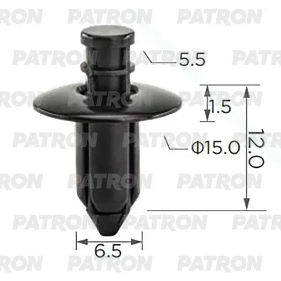 Клипса пластмассовая Клипса пластиковая SUBARU универсальная PATRON P37-3874
