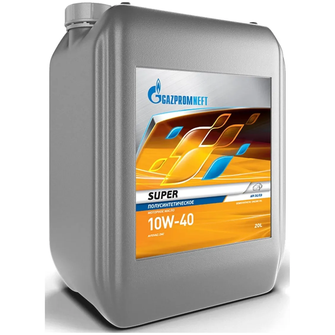 Масло моторное Gazpromneft Super 10W-40 полусинтетическое 20 л УЦЕНКА! 253140377-N1