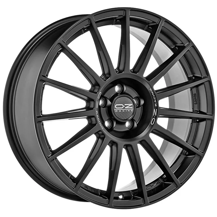 Диск литой R21 10J 5x130/84 ET33 OZ Superturismo Dakar Matt Black Silver Lettering W01932005R9