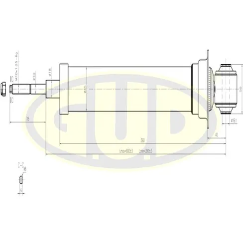 АМОРТИЗАТОР ЗАДН МАСЛ VW GOLF III VARIANT -99 GSA441802