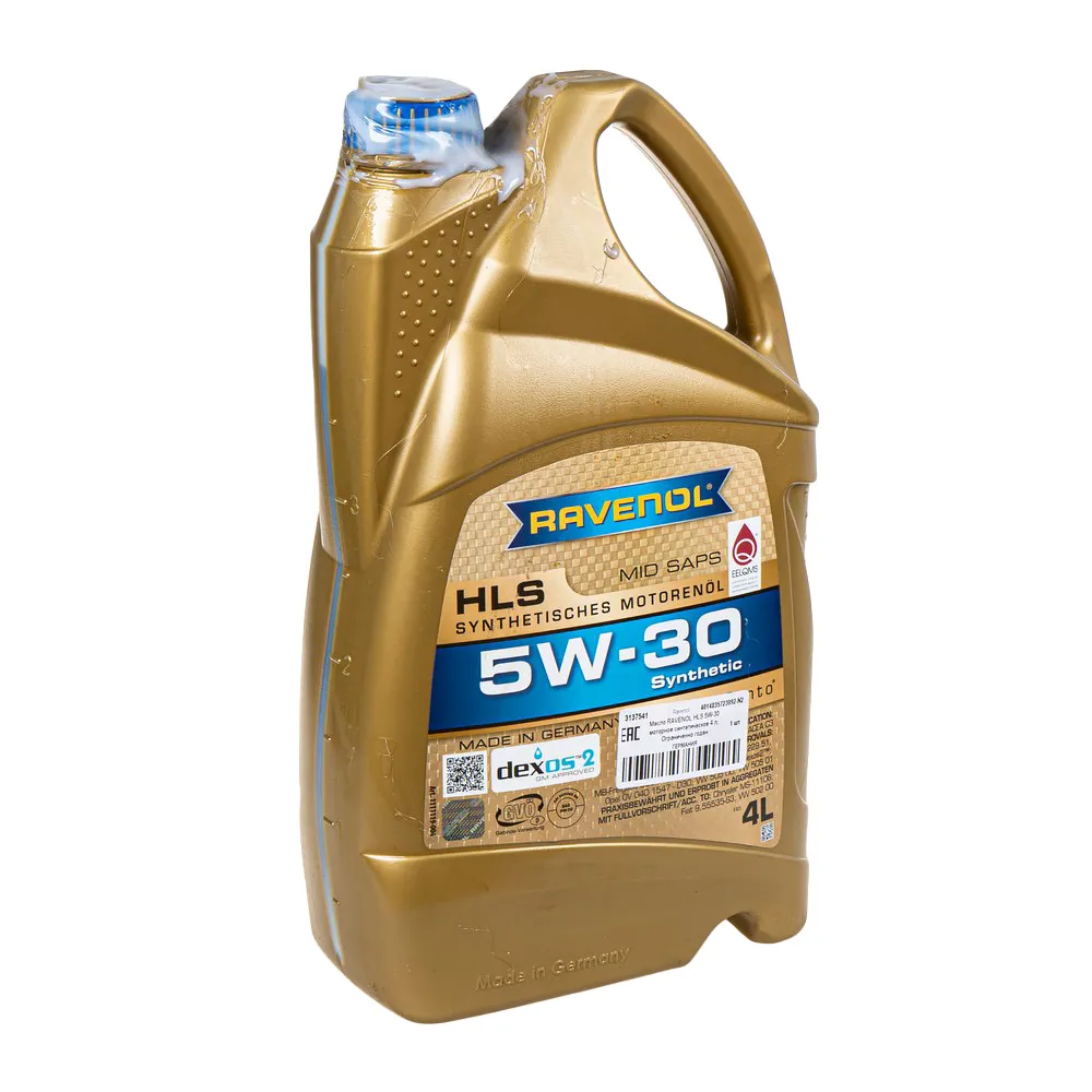 Масло моторное Ravenol HLS 5W-30 синтетическое 4 л УЦЕНКА! 4014835723092-N2