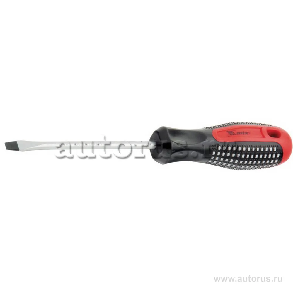 Отвертка Fusion, SL4, 0x200 мм, CrV, 3-х компонентная рукоятка anti slip MATRIX 11416