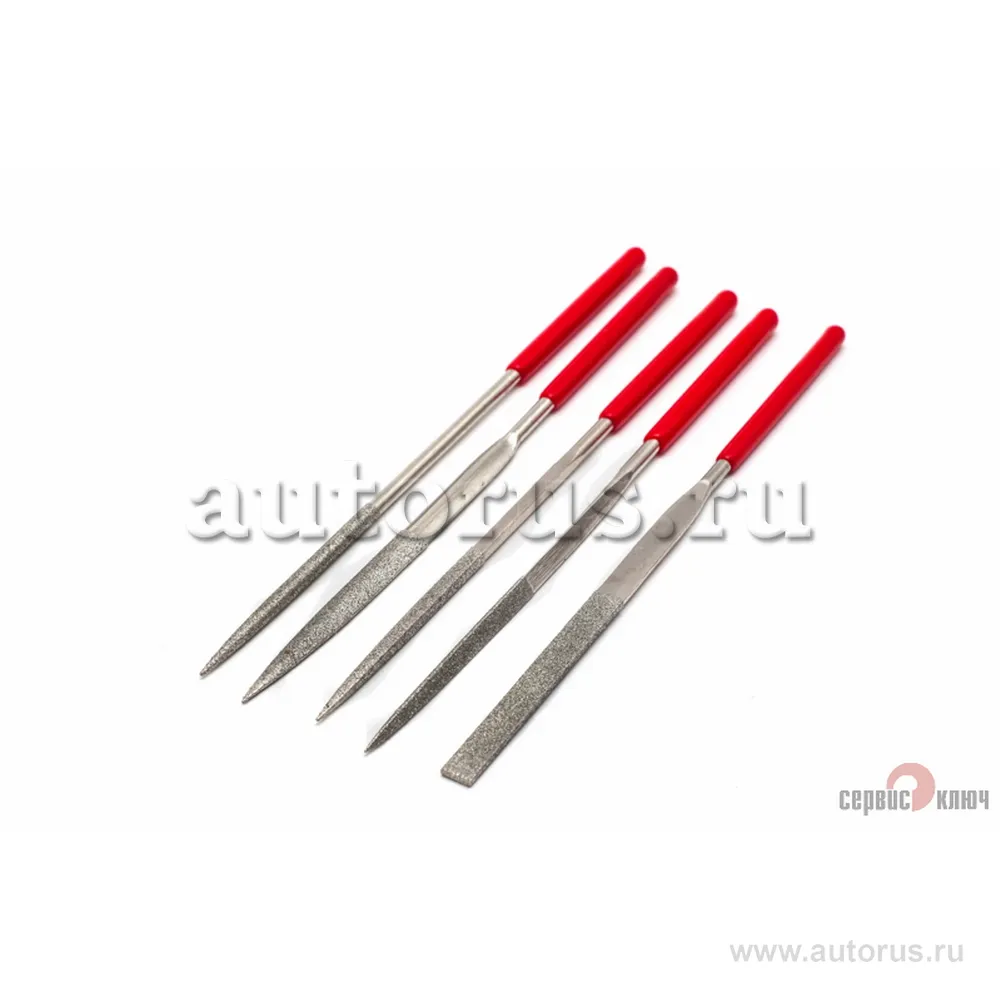 Набор надфилей алмазных (5 предметов) Сервис ключ 72830