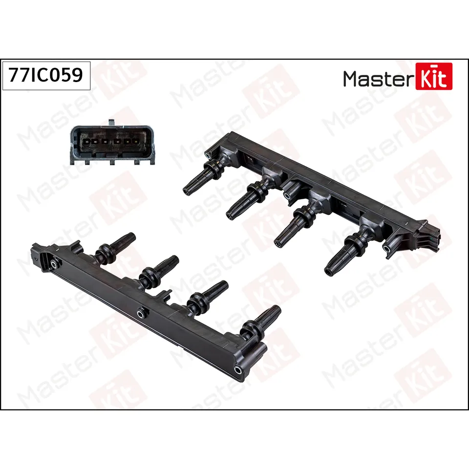 Катушка зажигания PEUGEOT 407 1.8/2.0 MASTERKIT 77IC059
