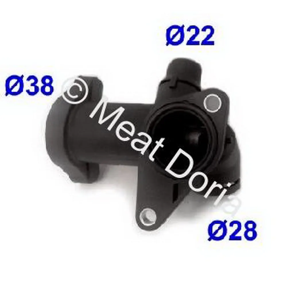 Фланец двигателя системы охлаждения A6 [C5] (1997-2004) MEAT & DORIA 93166
