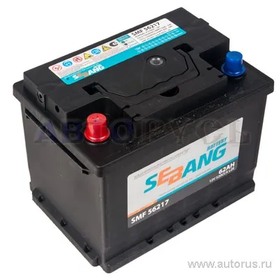 Аккумулятор SEBANG SMF 62 А/ч прямая L+ 245x175x190 EN490 А