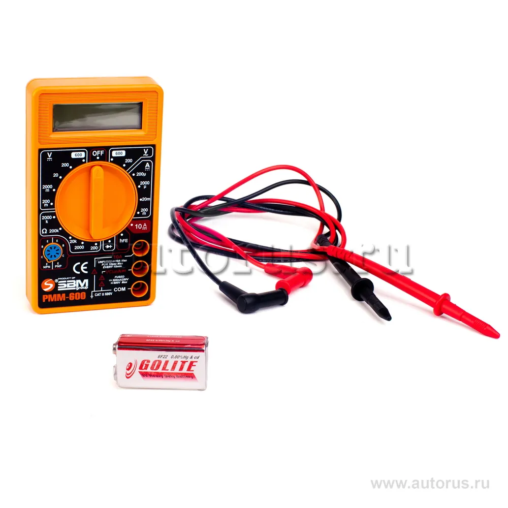 Мультиметр цифровой 600В 91278883 SBM Group PMM-600