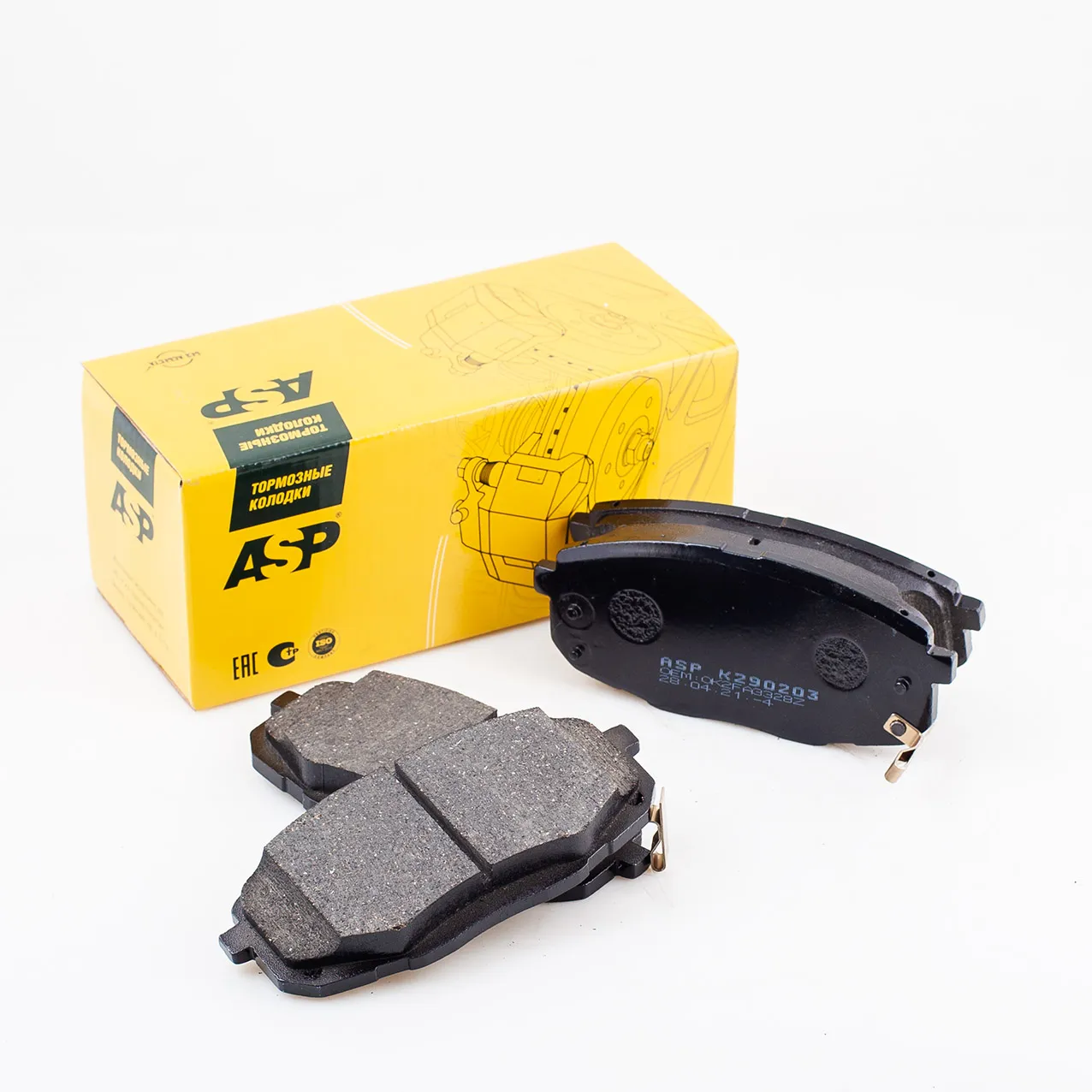 Колодки передние Kia Ceed -12/i30 -12/Cerato 09-/Carens -06 ASP ASP K290203