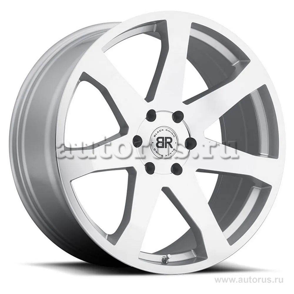 Диск литой R20 8.5J 5x150/110.1 ET25 BLACK RHINO Mozambique Silver Mirror Cut Face 2085MZA255150S10