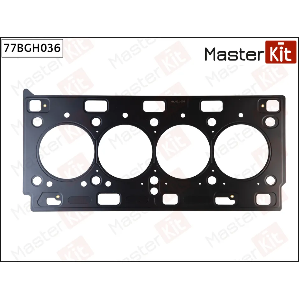 Прокладка ГБЦ RENAULT G9U 724; G9U 754; G9U 720; G9U 750 MASTERKIT 77BGH036