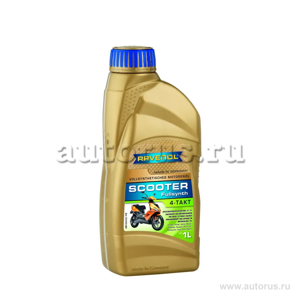Масло моторное Ravenol Scooter 4-Takt Fullsynth синтетическое 1 л 1151155-001