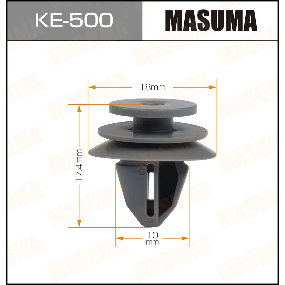 КЛИПСА ПЛАСТИКОВАЯ MASUMA MASUMA KE500