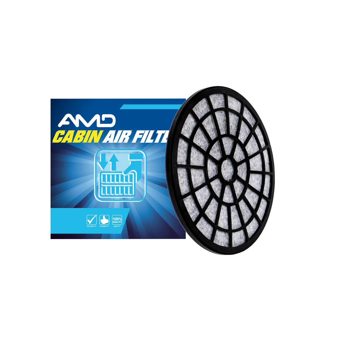 Фильтр салонный (круглый угольный) DAEWOO (Nexia) AMD AMD.FC54C