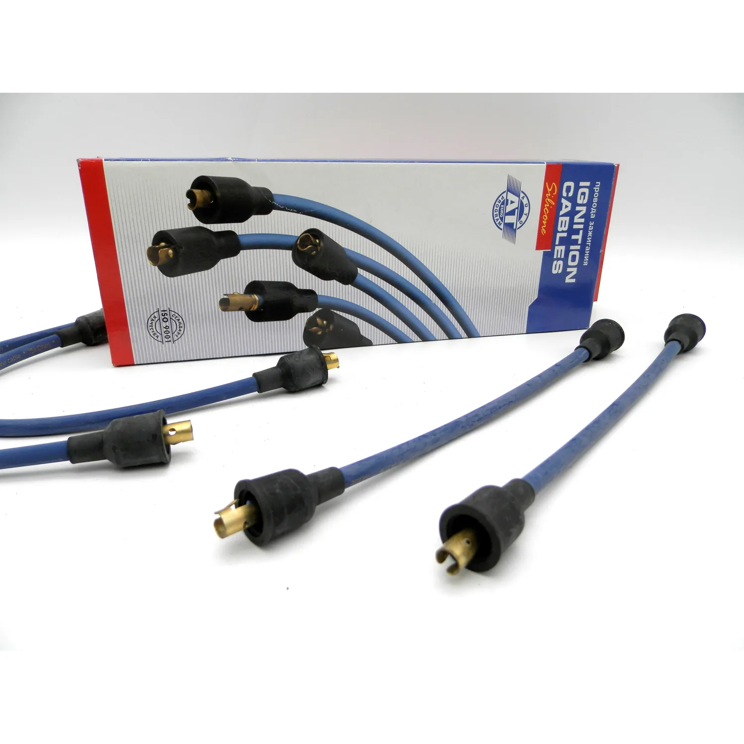 В.В. провода (SILICONE)_ГАЗ 3302/GAZEL 94- ZMZ406 (+НАКОНЕЧ.), компл Auto Technologies Group AT 317N