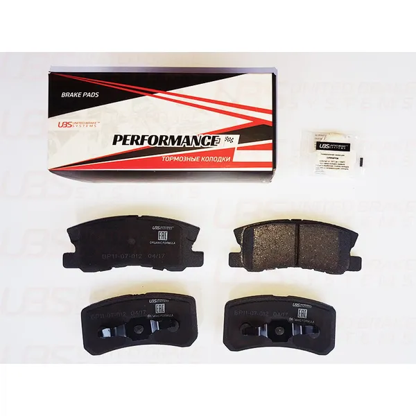 Колодки тормозные CITR. C4 AIRCROSS 12-/PEU. 4007/MITSUBISHI ASX 10- UBS BP1107012