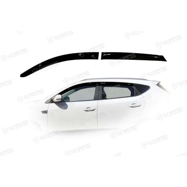 Дефлектора на окна JAC Eagle S5 5d 2013EuroStandard деф.окон Cobra Tuning JE30113