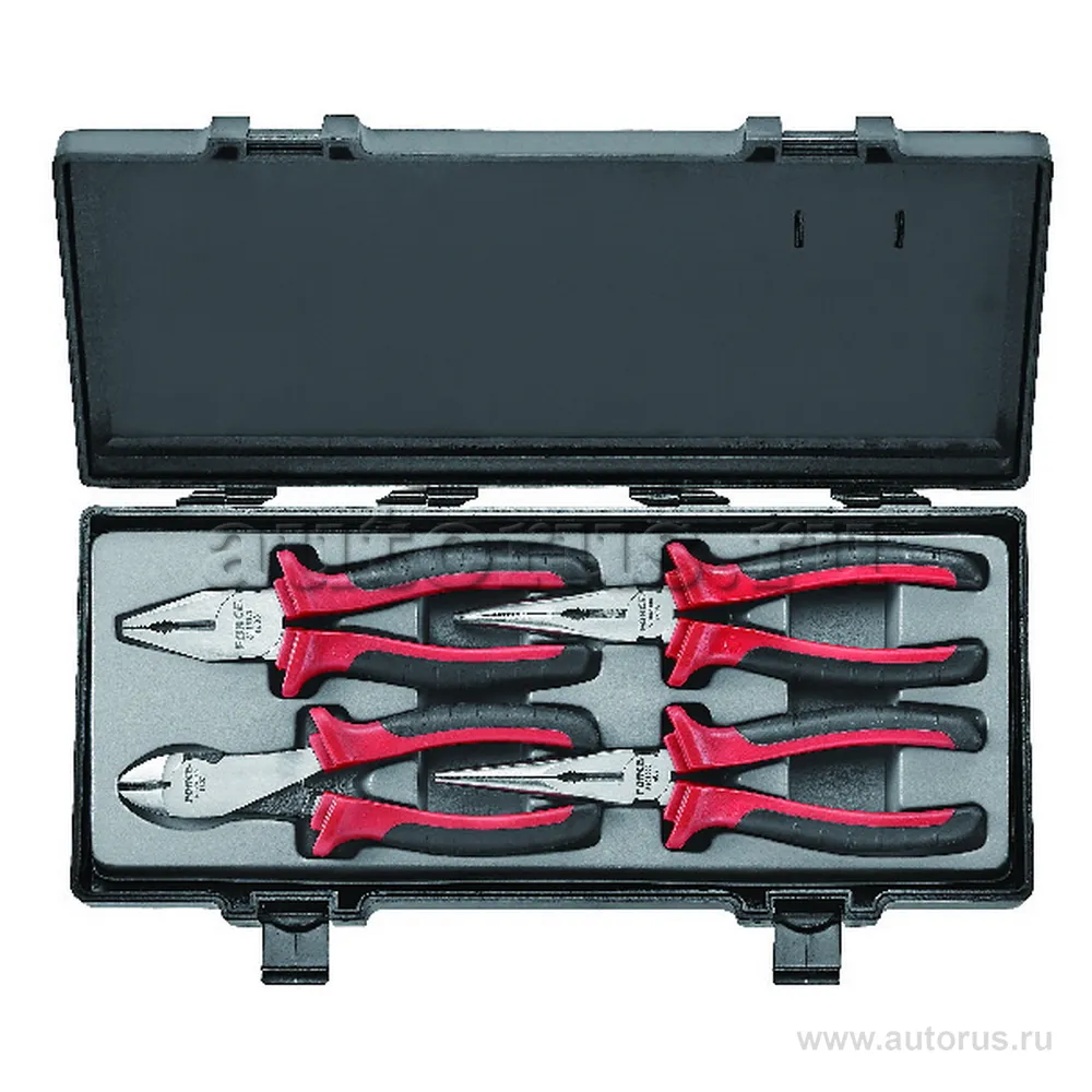 Набор удлиненных шарнирно-губцевого инструмента кейс 4пр FORCE 5046
