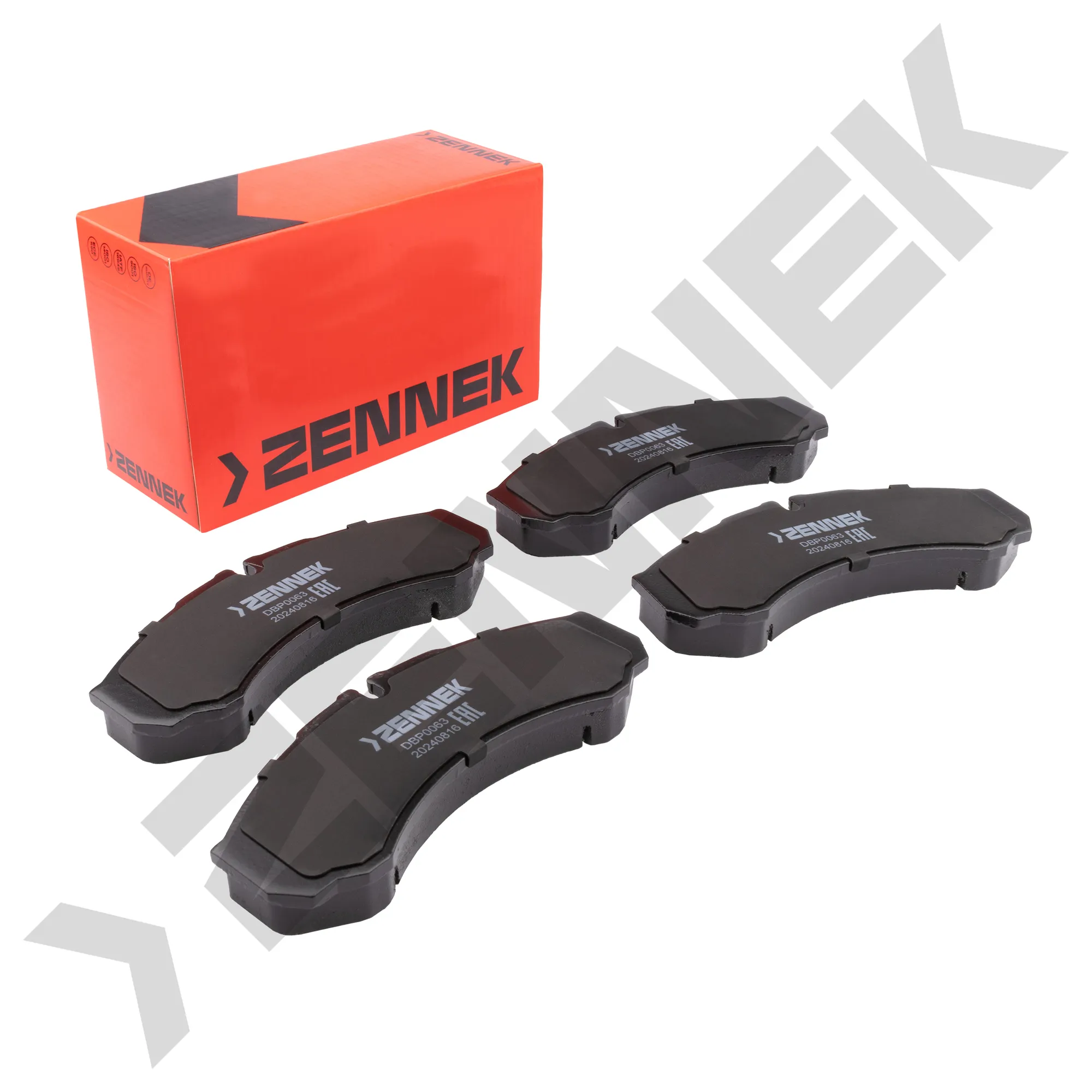 Колодки тормозные дисковые задние RENAULT MASTER 03-, NT400 09- ZENNEK DBP0063