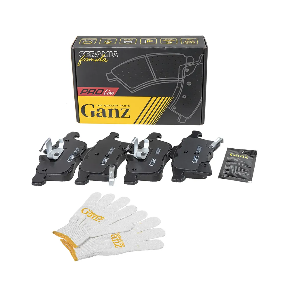 Колодки тормозные передние PRO-Line Ceramic для OPEL Ast H/Zaf/Meriva GANZ GIJ09008C