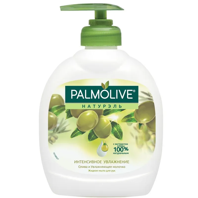 Мыло жидкое PALMOLIVE 300мл Олива+увлажняющее молочко с дозатором 205322