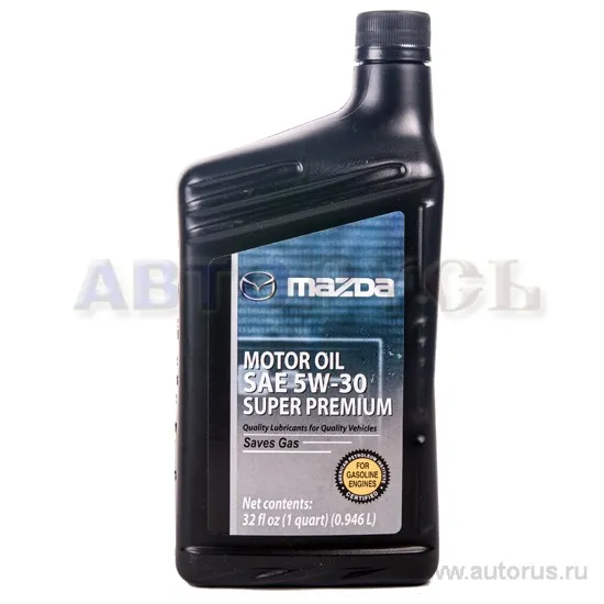 Масло моторное MAZDA MOTOR OIL SN 5W-30 синтетическое 0.946 л 0000-77-5W30QT