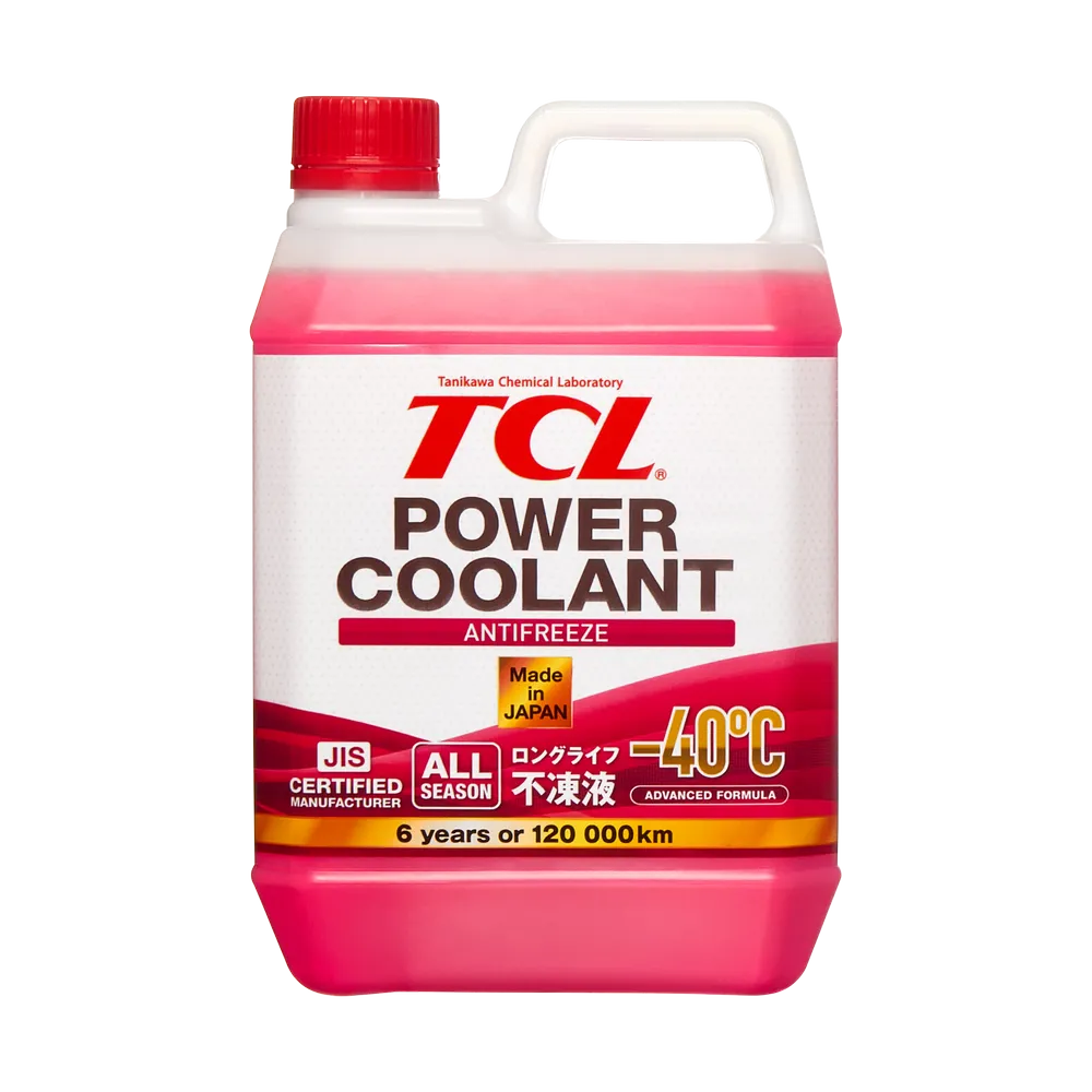 АНТИФРИЗ TCL POWER COOLANT -40C красный, длительного действия, 2 л