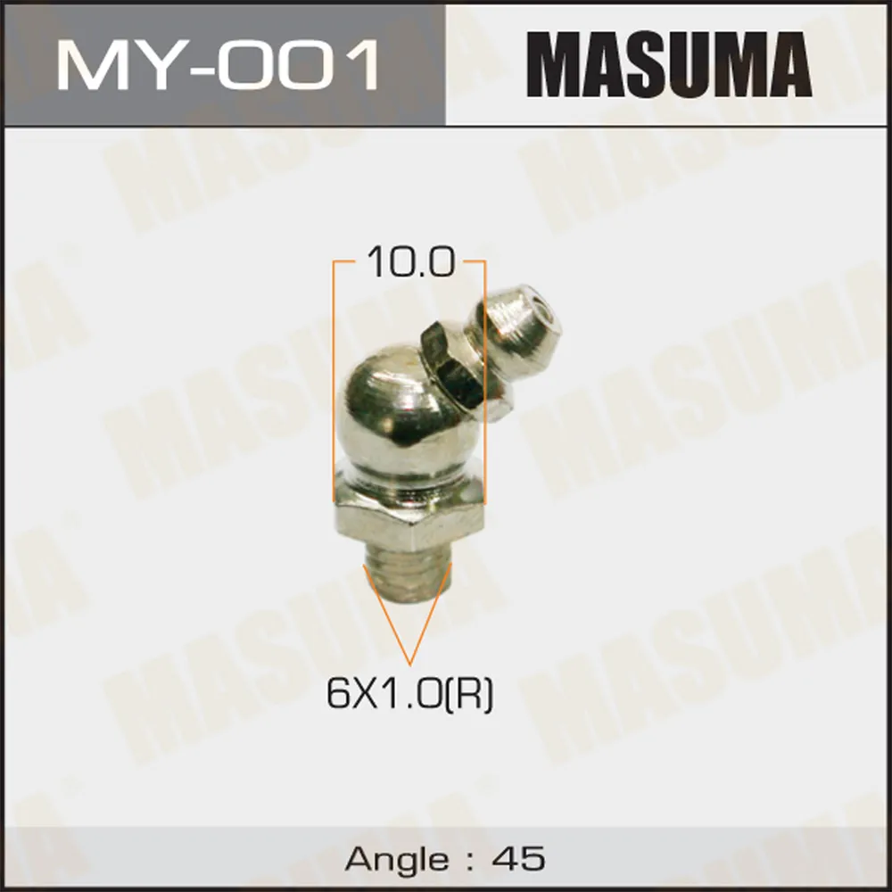 Масленка! M6x1-45град. MASUMA MY001