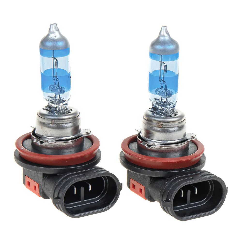 Лампа 12V H16 19W PGJ19-3 WOLFRAM NIGHT VISION +150% EXTRA LIGHT + 20% WHITER 2 шт. DUOBOX 29316 NV