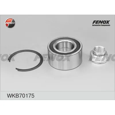 Подшипник ступицы, комплект Fiat Bravo 06-, 500L 12-, Doblo 10-, Stilo 01-08; FENOX WKB70175