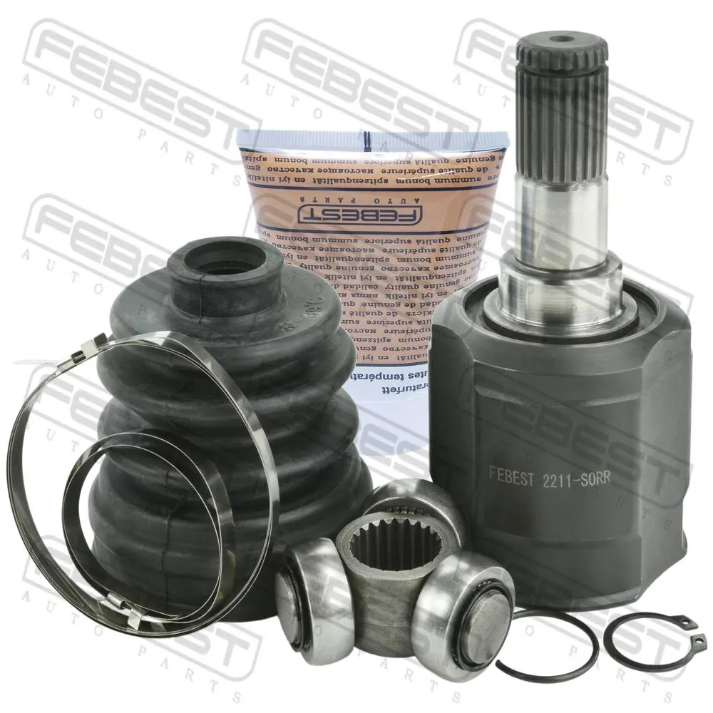 ШРУС внутренний задний 22x35x25 HYUNDAI ACCENT/VERNA 06 2006- [GEN] FEBEST 2211-SORR