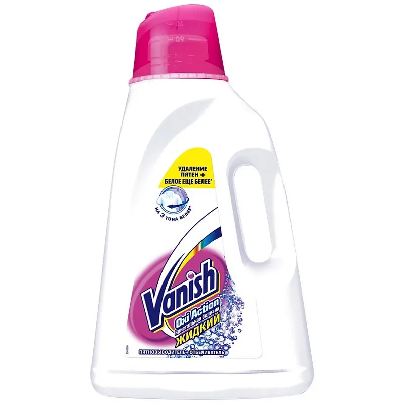 Пятновыводитель VANISH OXI Action Крист.белизна жидкий 2л 740271