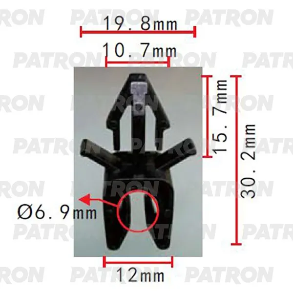 Держатель трубки электропроводки PATRON P37-2100
