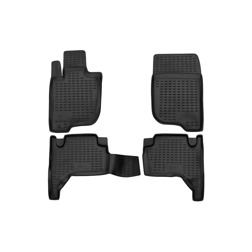 Коврики в салон MITSUBISHI L-200 IV 2005-2015, 4 шт. (ПУ, повышенная износостойкость) FORMAT FORMAT.35.15.210