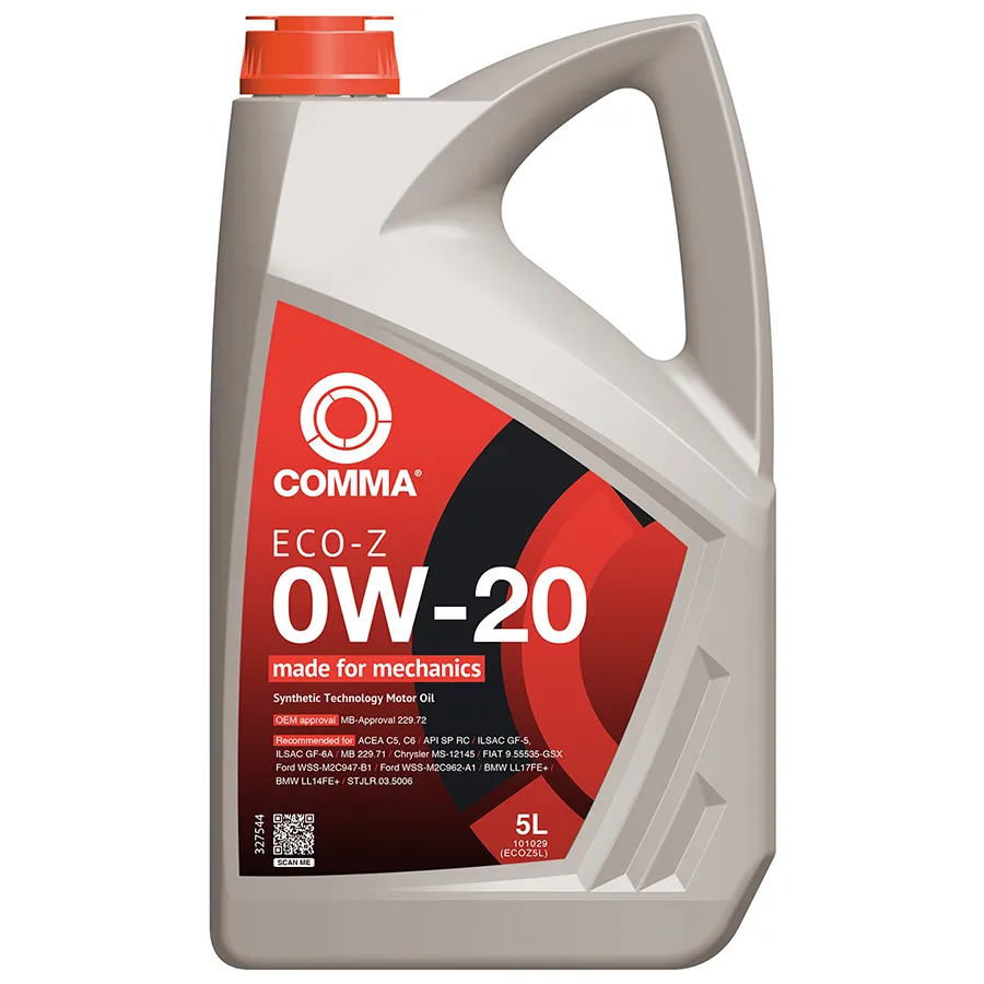 Масло моторное COMMA Eco-Z 0W-20 синтетическое 5 л ECOZ5L
