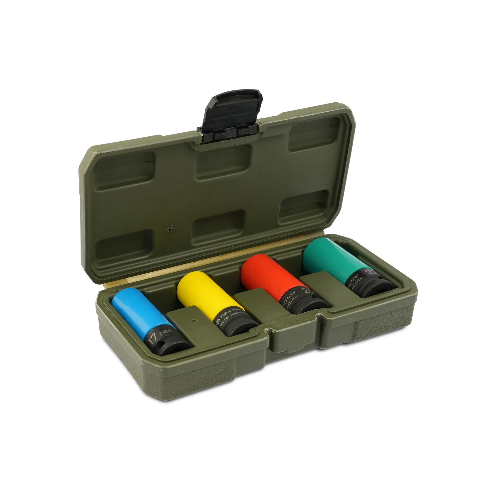 Набор головок ударных шестигранных для колесных дисков 1/2, 4 штуки Дело Техники 660344