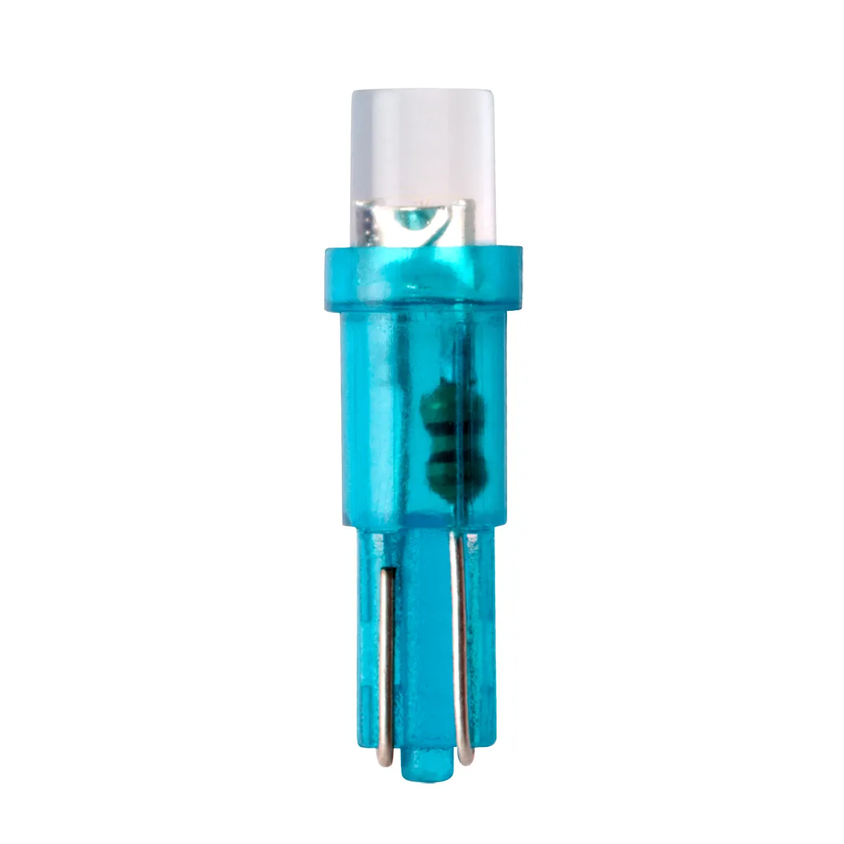 Лампа светодиодная 12V WB T5 5W Маяк Blue (упаковка 10 шт.) картон 12T5-B