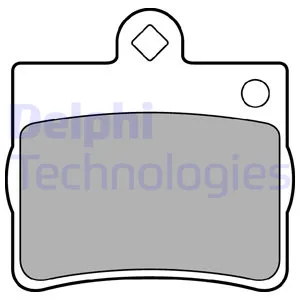 Колодки тормозные задние DELPHI LP1402