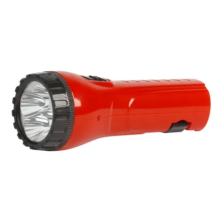 Аккумуляторный светодиодный фонарь 4 LED с прямой зарядкой Smartbuy, красный SMARTBUY SBF-93-R