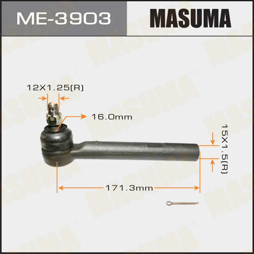 Наконечник рулевой TOYOTA HARRIER MASUMA ME-3903