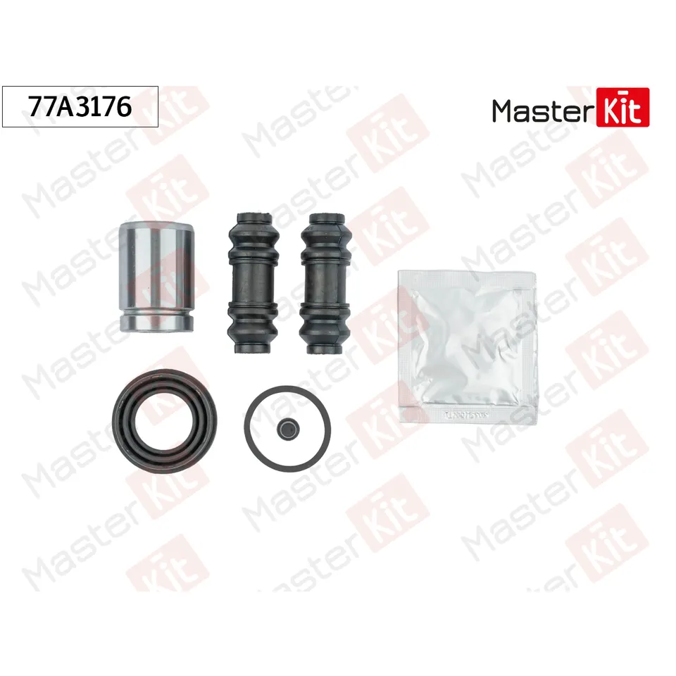 Ремкомплект тормозного суппорта+поршень Chrysler NEON (PL) 1994 - 2000 MASTERKIT 77A3176