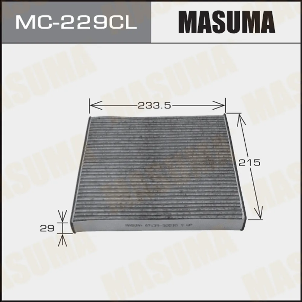 Фильтр салонный (угольный) TOYOTA CELSIOR MASUMA MC-229CL