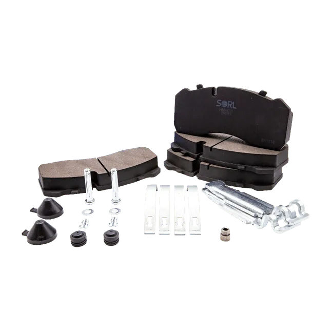Колодки тормозные дисковые BPW, MAN, MERCEDES-BENZ, SAF (29095) SORL HM4811+AK007