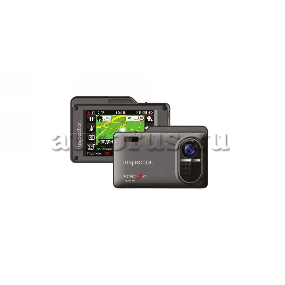 Уценка Антирадар с видеорегистратором INSPECTOR SCAT SE, eMAP, Super-HD, GPS, стрелка, Уценка, , Max Вт