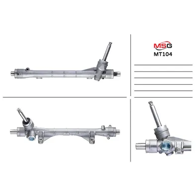 Рулевая рейка без ГУР новая MITSUBISHI ASX (GA_W_) 10-, OUTLANDER 12-14